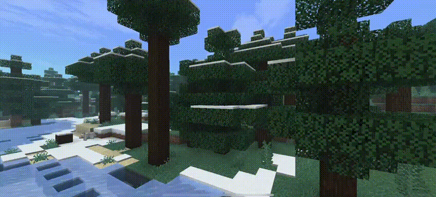 анимация листвы