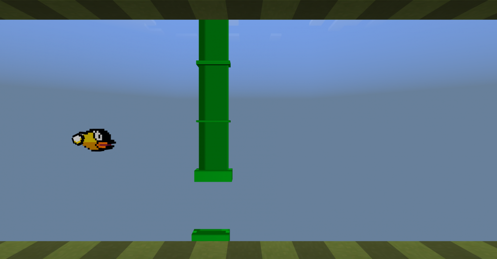 Птичка и препятствие