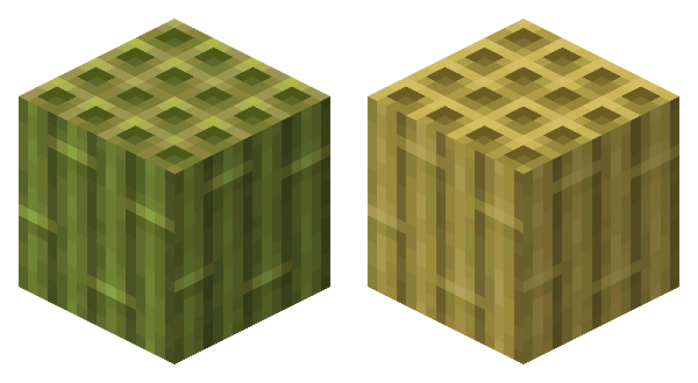 Блоки бамбука