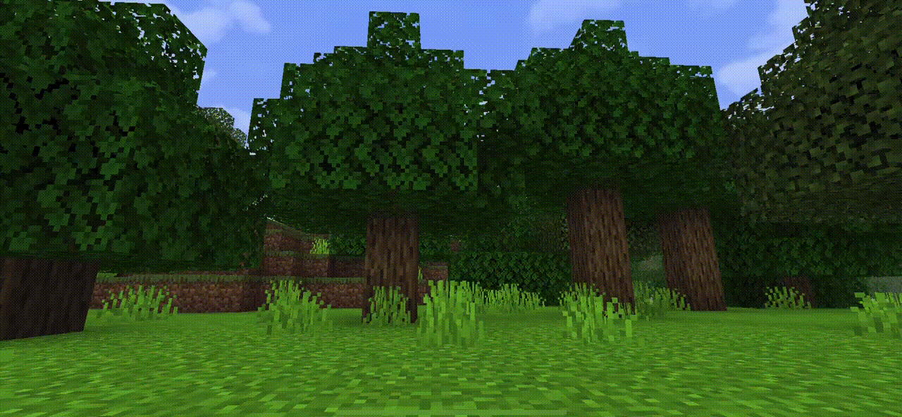 Анимация листвы