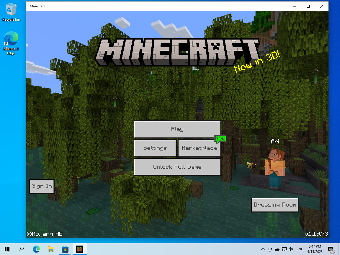 Meinkraft Bedrock - trial version
