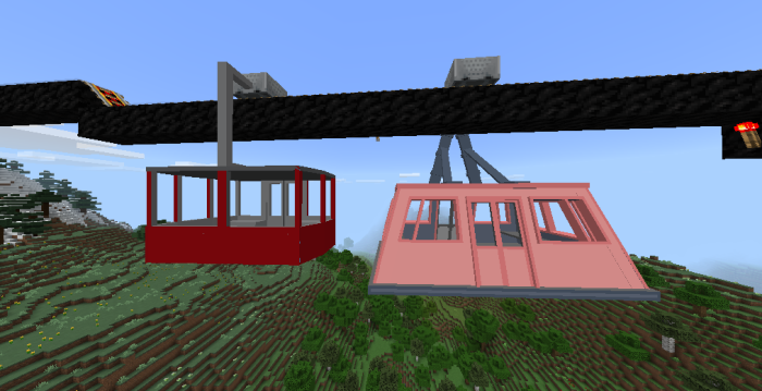 Розовый цвет вагонетки