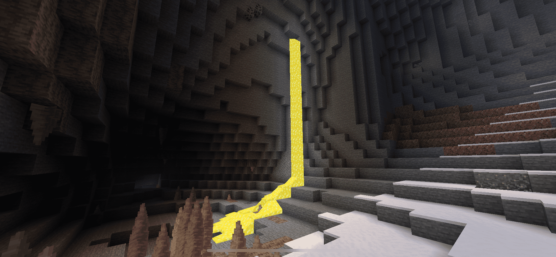 Вытекающая лава