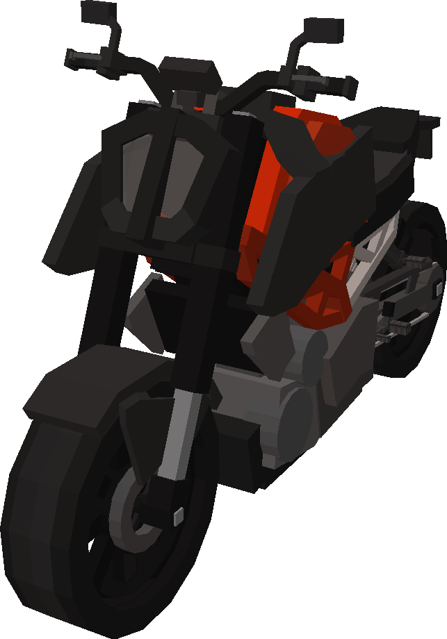 Красный байк