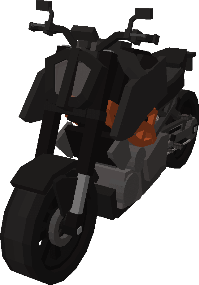 Чёрный байк