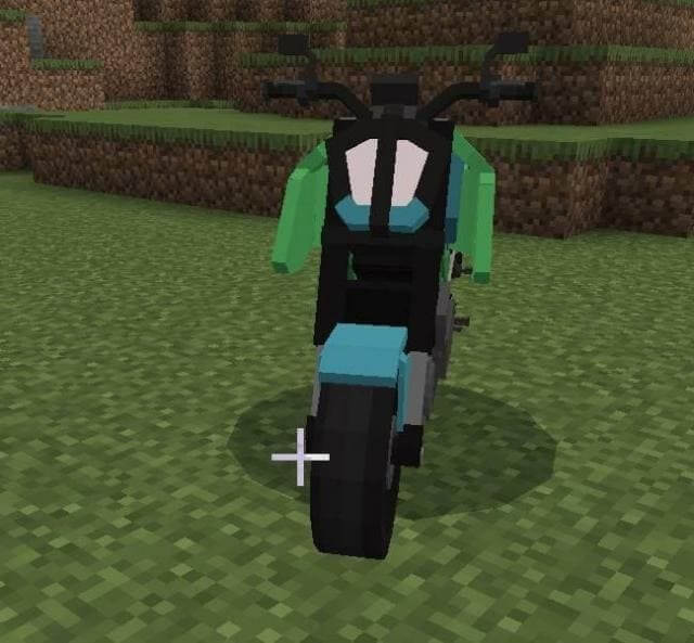 Зеленый и морской байк