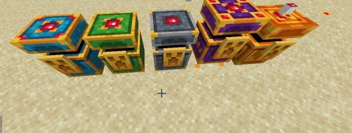 Цветные сундуки