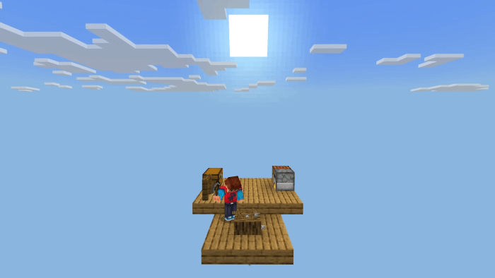 Скайблок из древесины