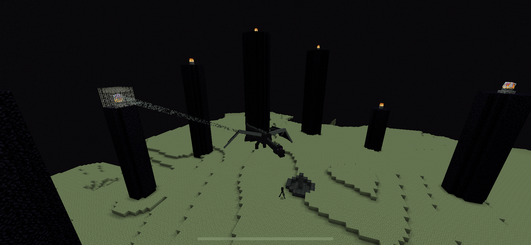 Портал края и дракон