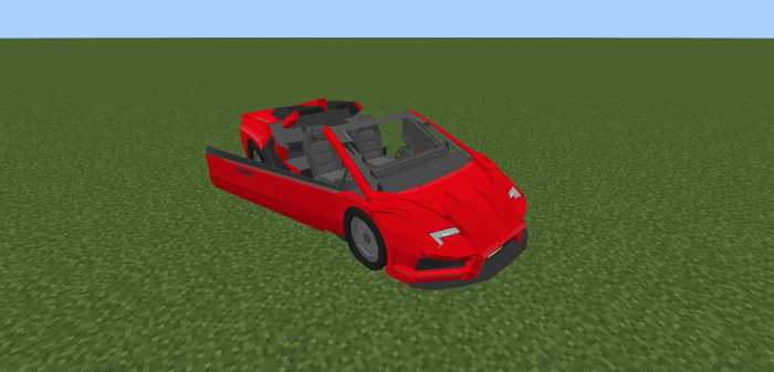 Красный ламборгини